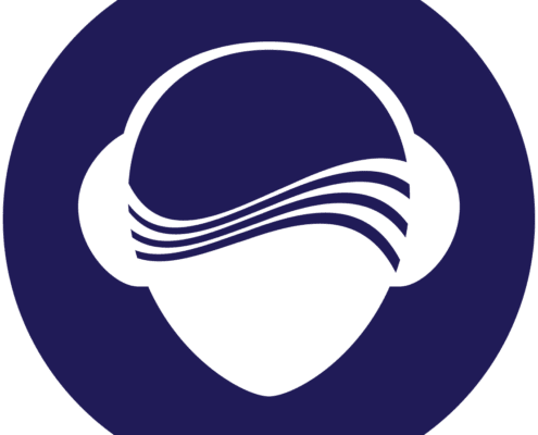 SilentDJ - logo head transparant